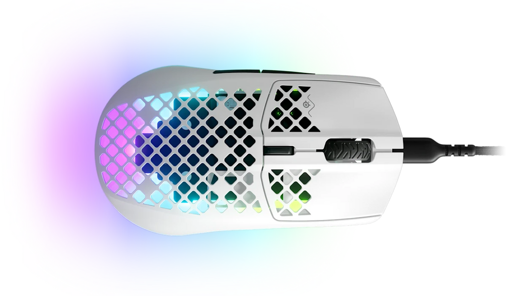 Souris de jeu filaire ultra-légère en nid d'abeille