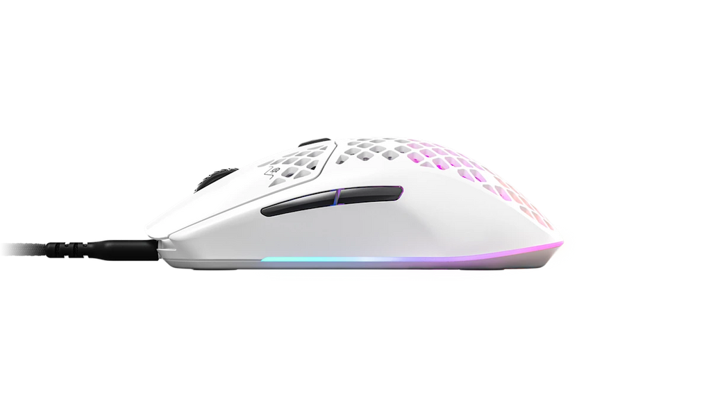 Souris de jeu filaire ultra-légère en nid d'abeille